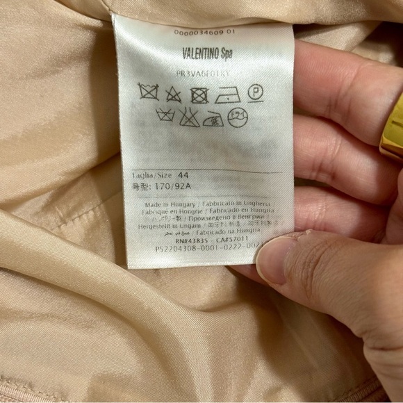 Red Valentino Pink Ruffle Skirt Dress Sz L - Picture 6 of 11